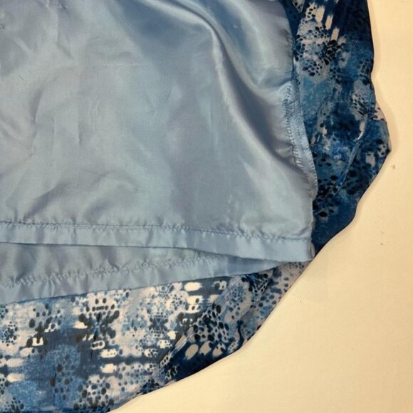 GUESS Halter Neck A-Line Tiered Flow Flippy Fit&Flare Lined chiffon Dress Sz 10 - Picture 13 of 14